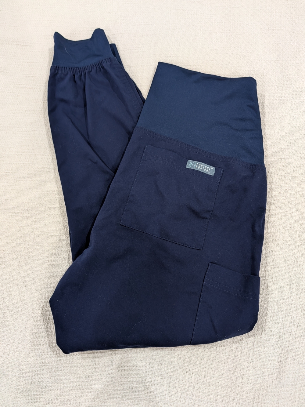MedCouture Navy XSP matenrity Jogger Scrub Pants